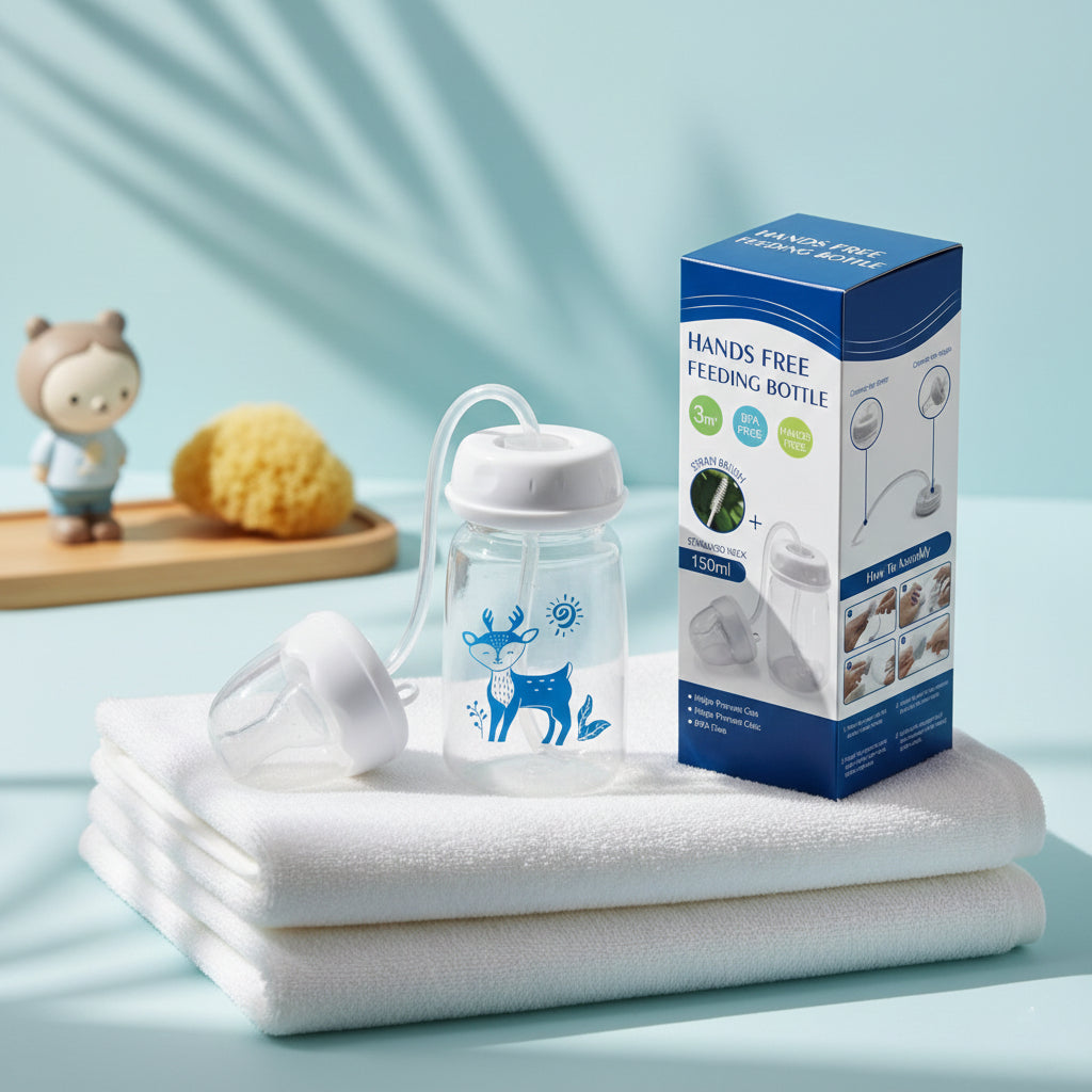 3-in-1 Hands Free Baby Bottle