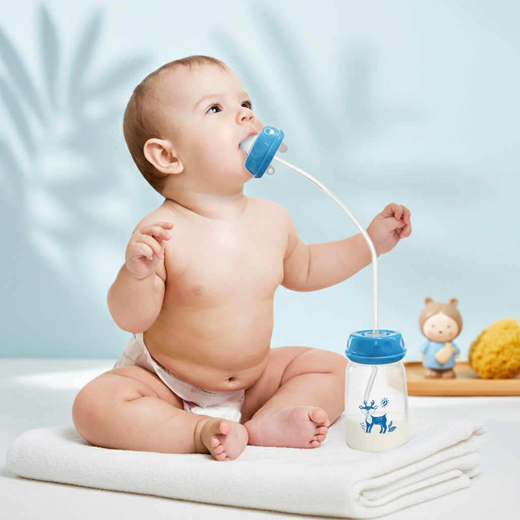 3-in-1 Hands Free Baby Bottle